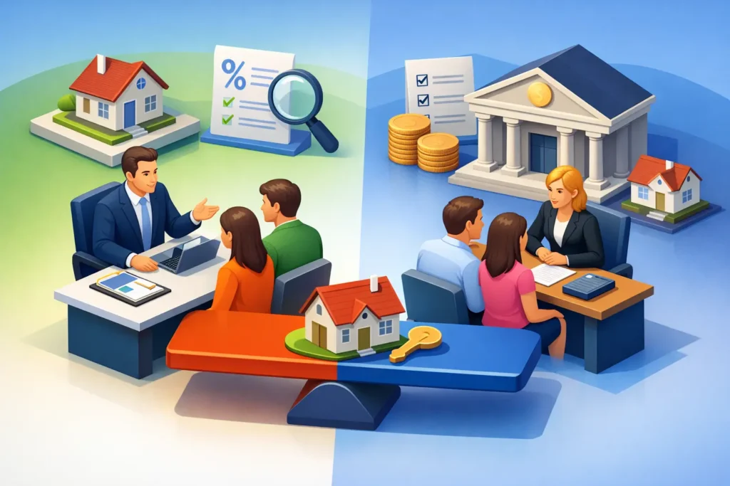 Mortgage Adviser Versus Bank for UK Buyers